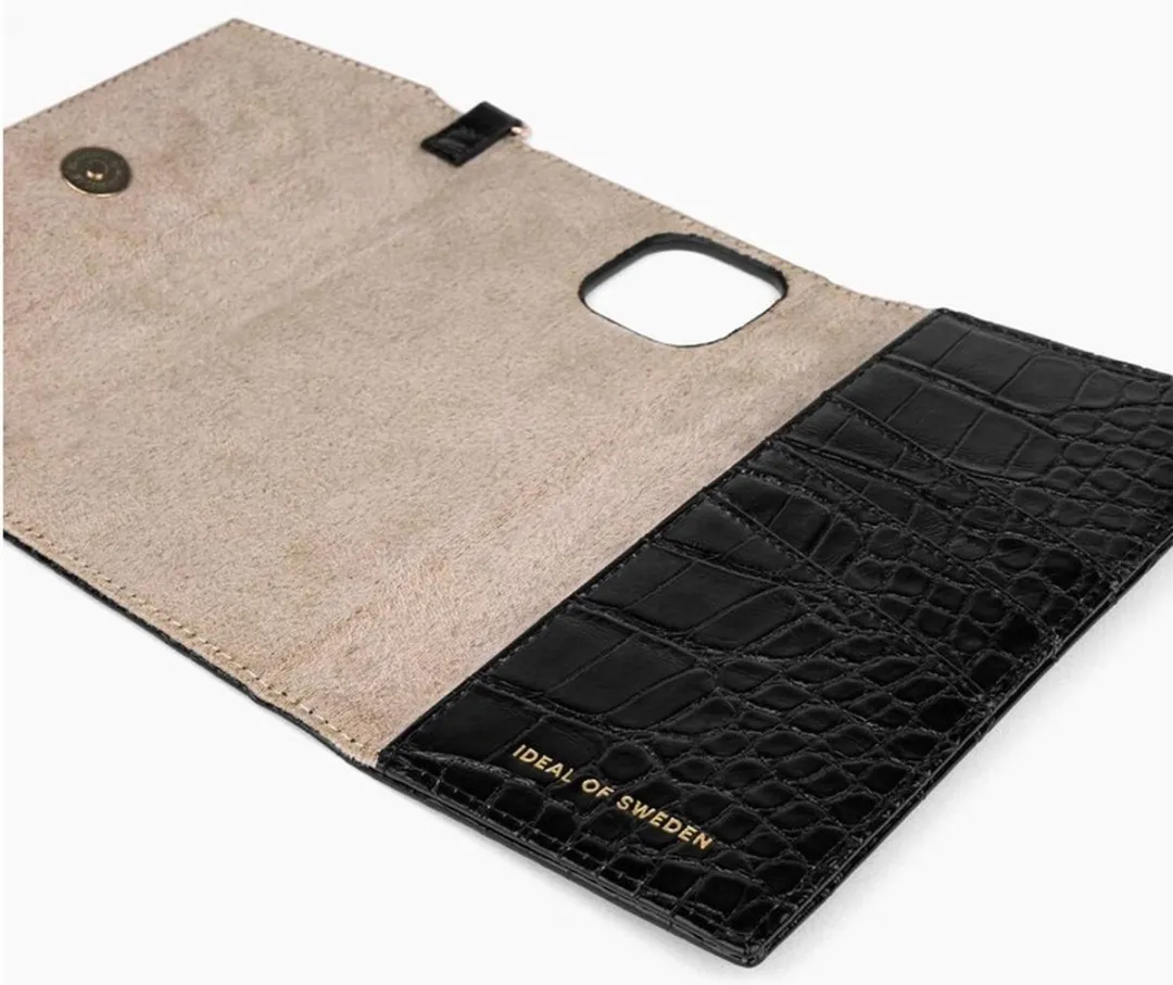 iDeal of Sweden Cassette Clutch iPhone 12/12 Pro - 4 Pasjes - Zwart - afbeelding 3 van 3