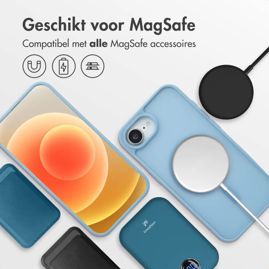 Imoshion Hoesje iPhone 16e Lichtblauw - MagSafe