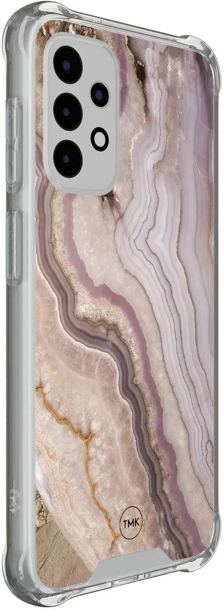 Casevibes Shockproof Hoesje Samsung Galaxy A52 5G - S/A52s/S/010 - Blush Marble