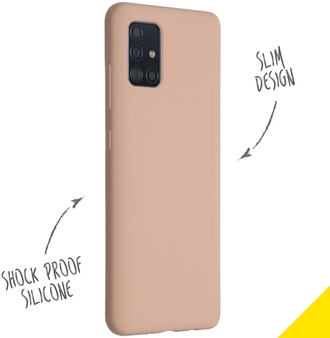 Accezz Hoesje Samsung Galaxy A51 Roze