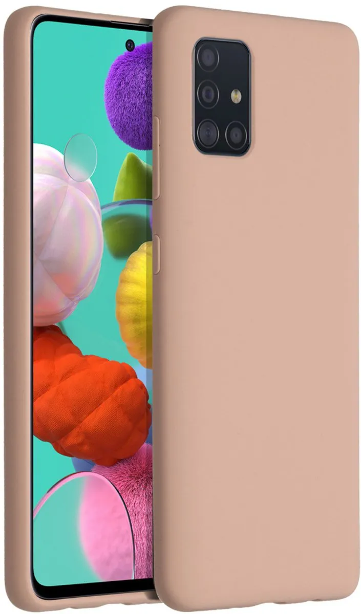 Accezz Hoesje Samsung Galaxy A51 Roze