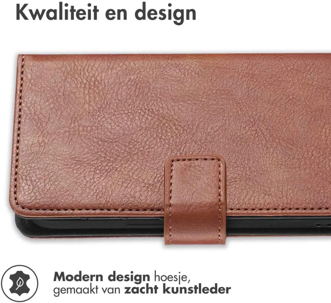 Imoshion Hoesje Samsung Galaxy S22 Ultra - 3 Pasjes - Bruin