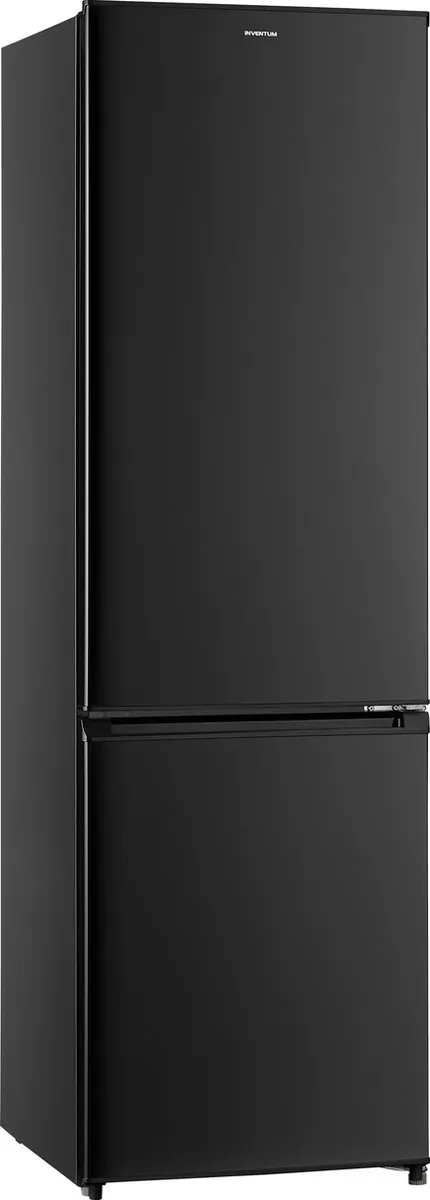 Inventum KV1808B No Frost energiezuinige koel-vriescombinatie - 180 cm hoog - 270 liter - Superkoelen - Supervriezen - Energielabel D - Vrijstaand - Zwart