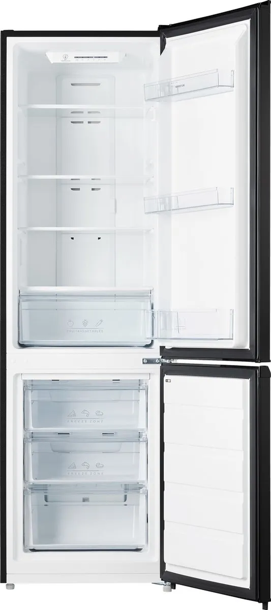 Inventum KV1808B Koel-vriescombinatie 270L - Zwart - afbeelding 6 van 6