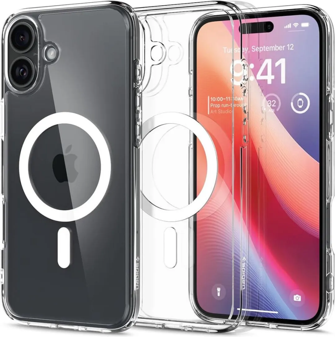 Spigen Ultra Hybrid MagSafe iPhone 16 Plus Hoesje - 12161 - Transparant