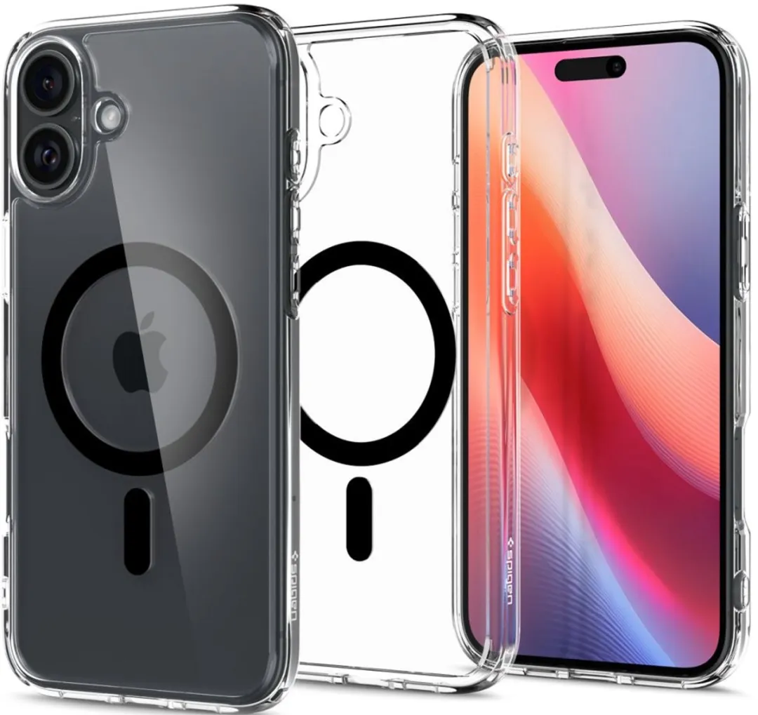 Spigen Ultra Hybrid MagSafe iPhone 16 Plus Hoesje - 12161 - Transparant