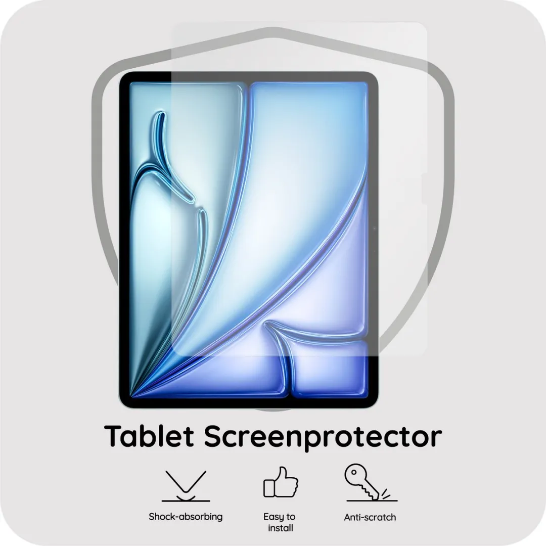 Just in Case Cazy Screenprotector iPad Air 13 (M2/M3/M4) - Transparant