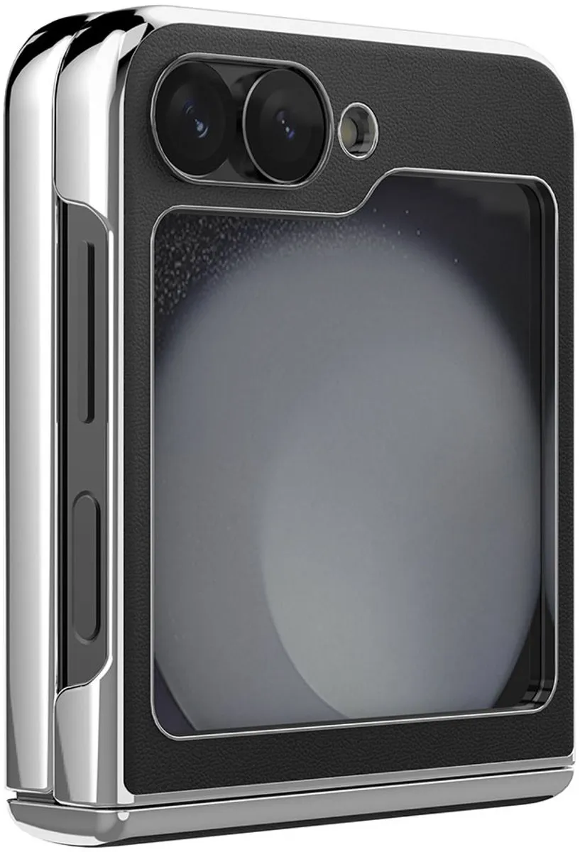 Nillkin CamShield Leather Hoesje Zwart - Samsung Galaxy Z Flip 6/7 FE