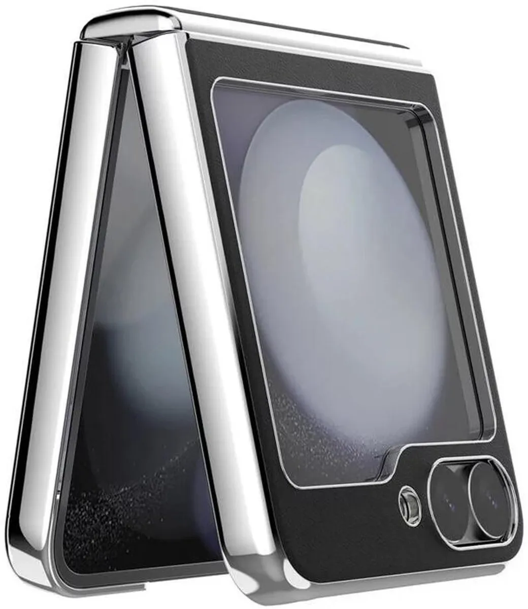 Nillkin CamShield Leather Hoesje Zwart - Samsung Galaxy Z Flip 6/7 FE