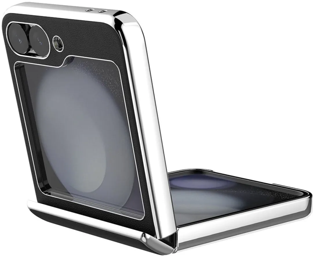 Nillkin CamShield Leather Hoesje Zwart - Samsung Galaxy Z Flip 6/7 FE - afbeelding 6 van 6