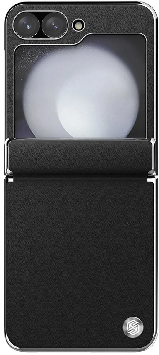 Nillkin CamShield Leather Hoesje Zwart - Samsung Galaxy Z Flip 6/7 FE