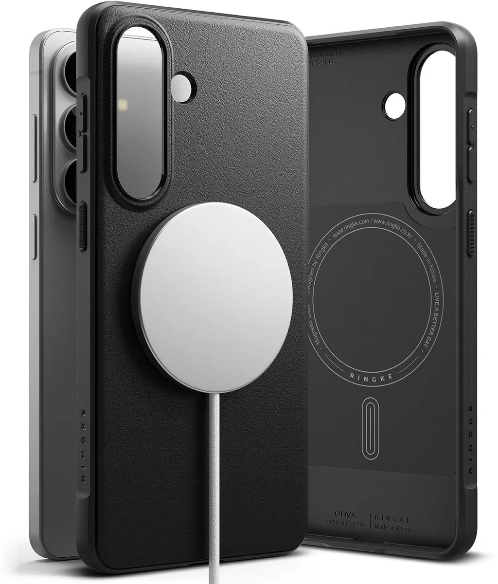 Ringke Onyx Magnetic Hoesje - Samsung Galaxy S26 Plus - MagSafe/Qi2 - Zwart - afbeelding 6 van 6