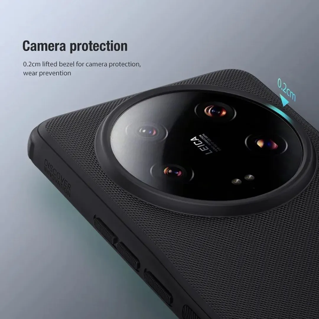 Nillkin Super Frosted Shield Xiaomi 13 Ultra Hoesje - Zwart - afbeelding 6 van 6