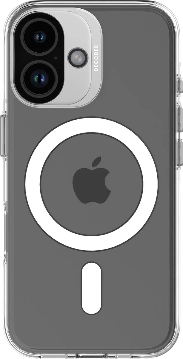 Decoded D25IPO16BCT2TT Hoesje iPhone 16 - Transparant - 100% Gerecycleerd