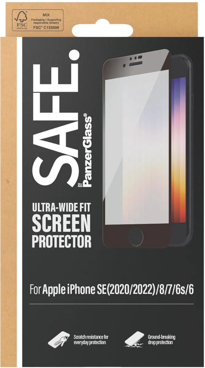 PanzerGlass SAFE iPhone 6 Screenprotector - Case Friendly