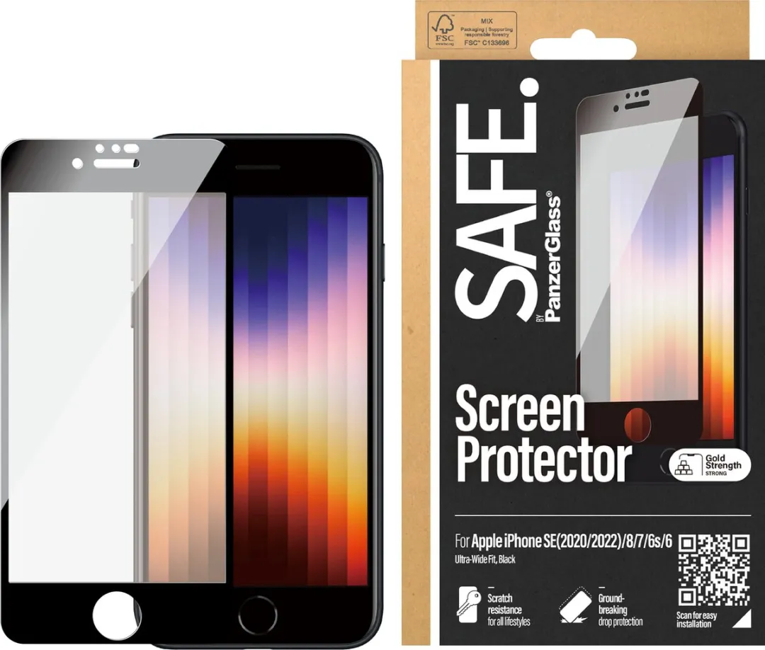PanzerGlass SAFE iPhone 6 Screenprotector - Case Friendly