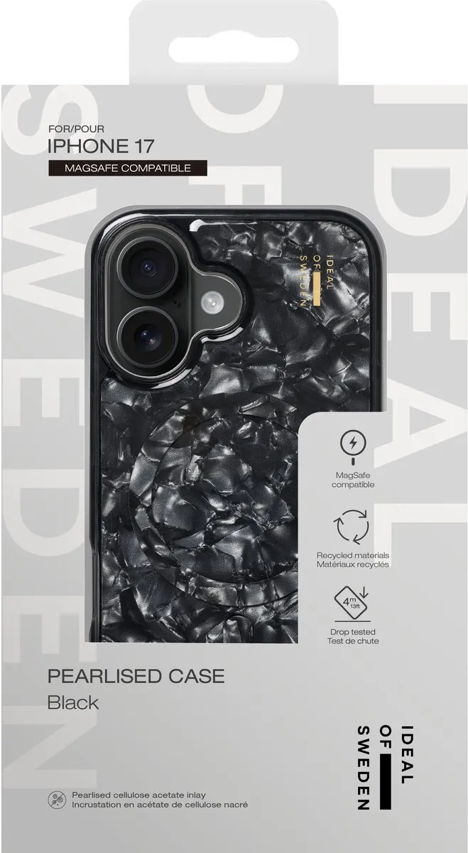 iDeal of Sweden Pearlised Hoesje iPhone 17 - Zwart - IDPLCMS-I2561-01