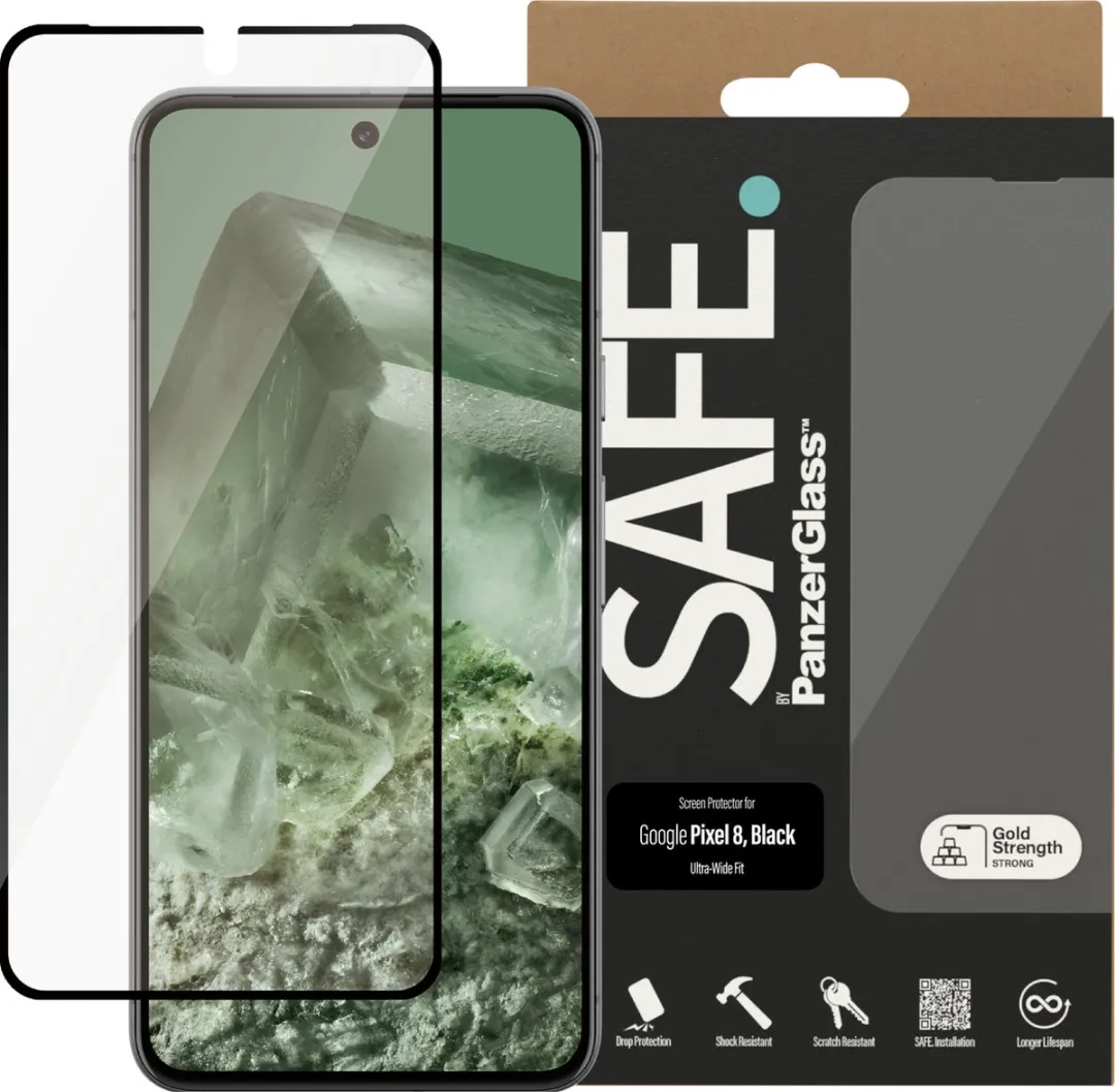 PanzerGlass SAFE Ultra-Wide Screenprotector Google Pixel 8