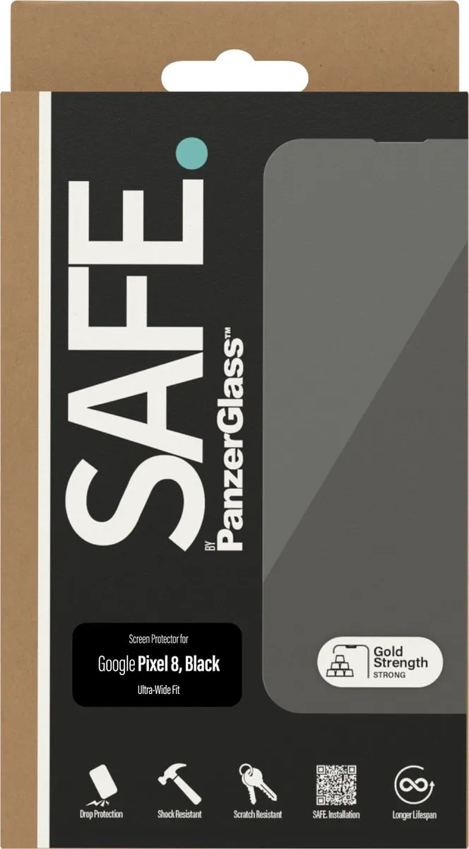 PanzerGlass SAFE Ultra-Wide Screenprotector Google Pixel 8