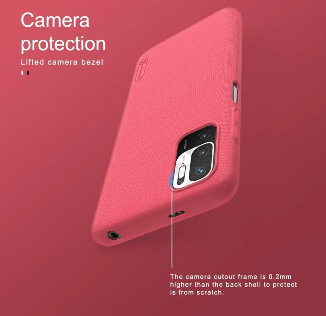 Nillkin Frosted Shield Hoesje Xiaomi Redmi Note 10 - Zwart - afbeelding 6 van 6