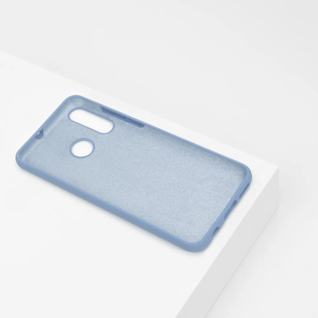 BMAX Siliconen Hoesje Huawei P30 Lite - Denimblauw