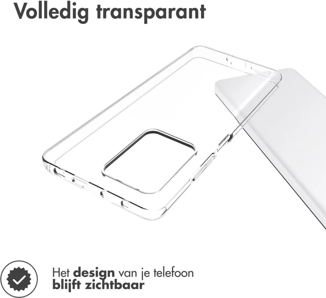 Accezz Hoesje Xiaomi Redmi Note 12 Pro+ - Transparant