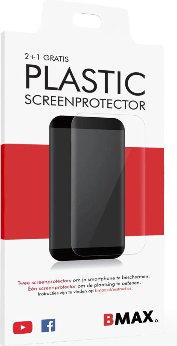 BMAX Screenprotector Samsung Galaxy S9 - 2 Stuks - Ultra Clear PET