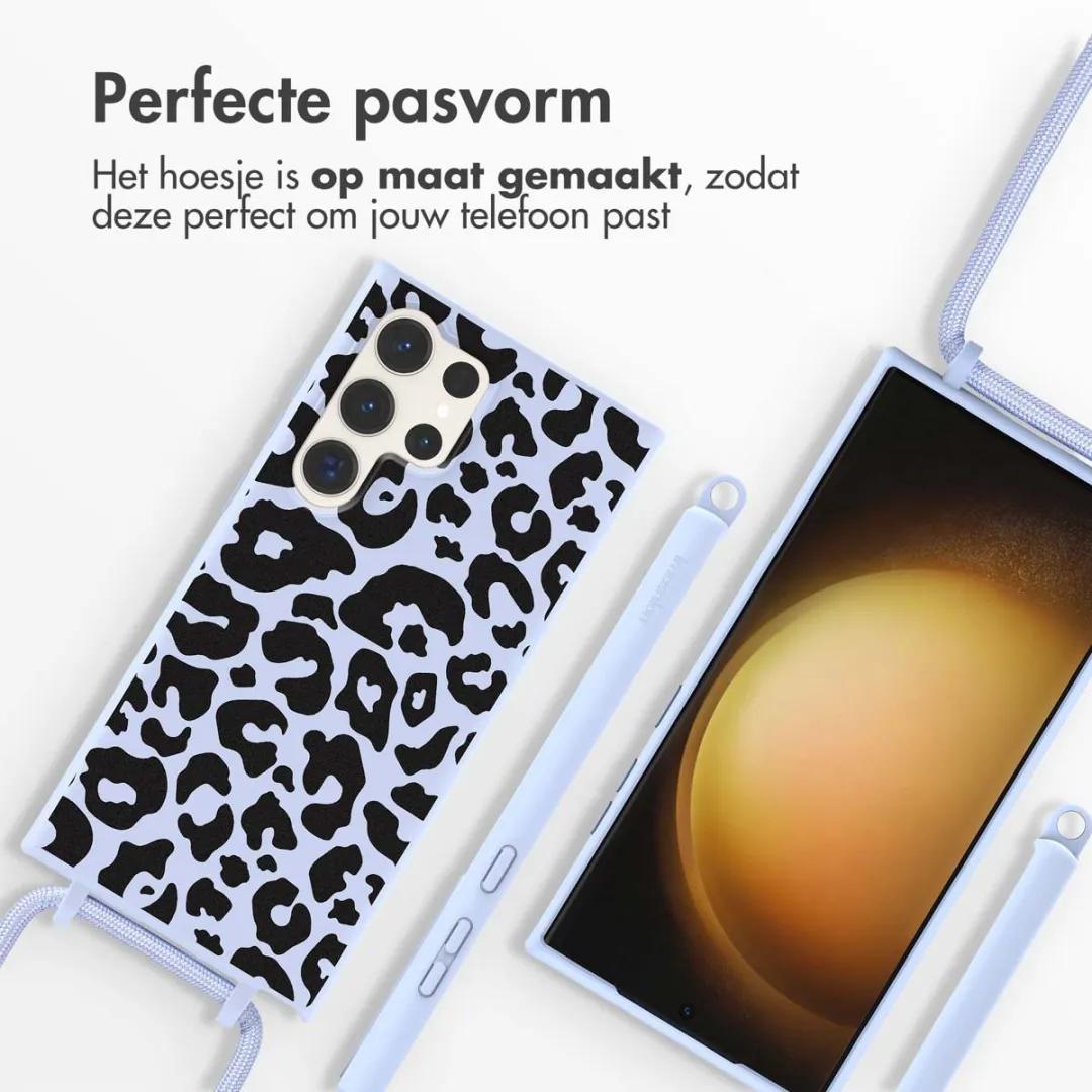 Imoshion Hoesje Samsung Galaxy S23 Ultra - Animal Lila