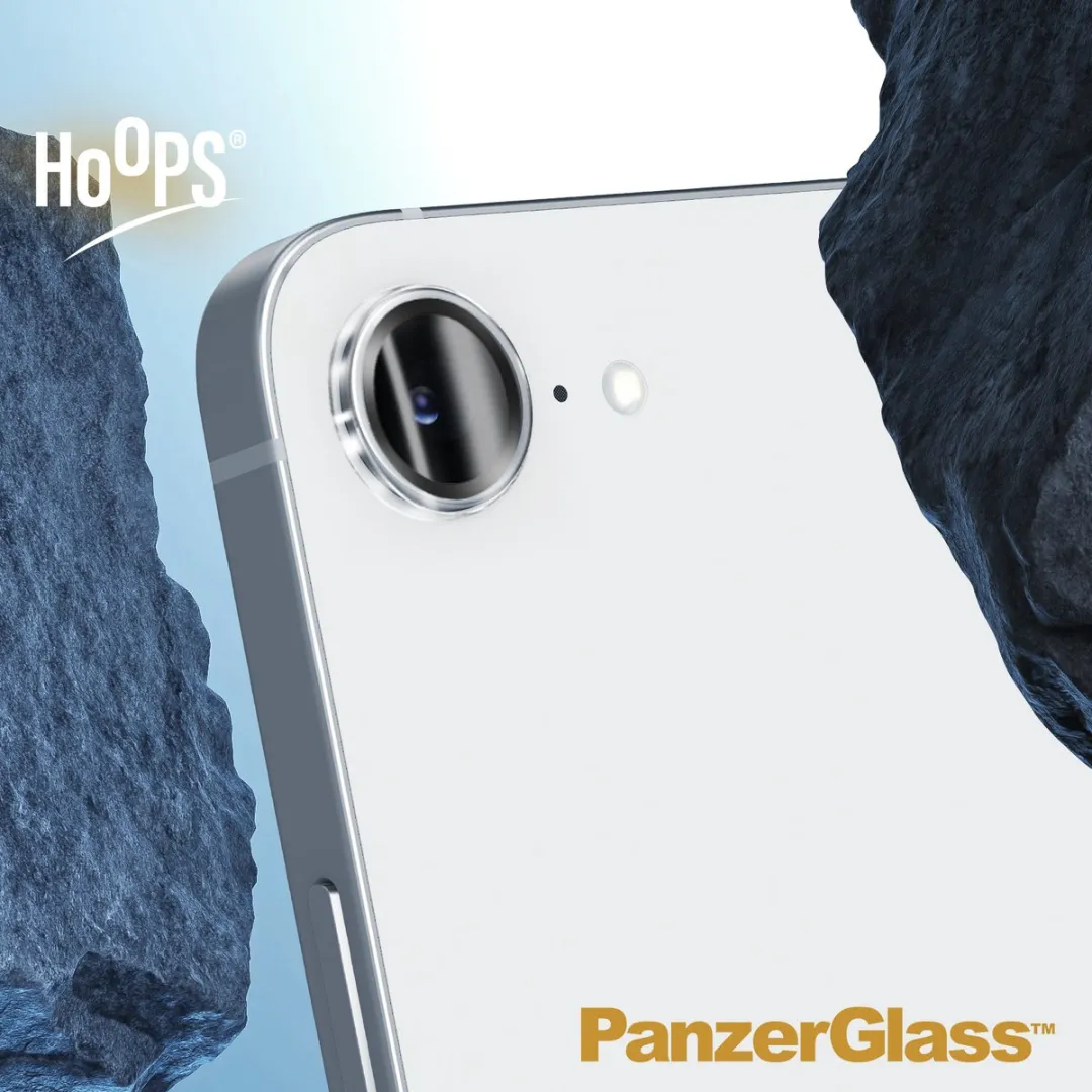 PanzerGlass Hoops iPhone 16e Camera Lens Protector - Case Friendly