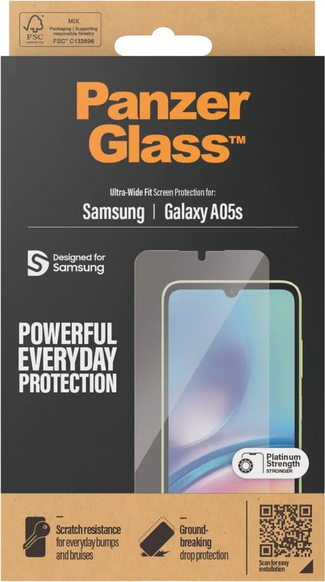 PanzerGlass PZ-7343 Screenprotector Samsung Galaxy A05s - Case Friendly