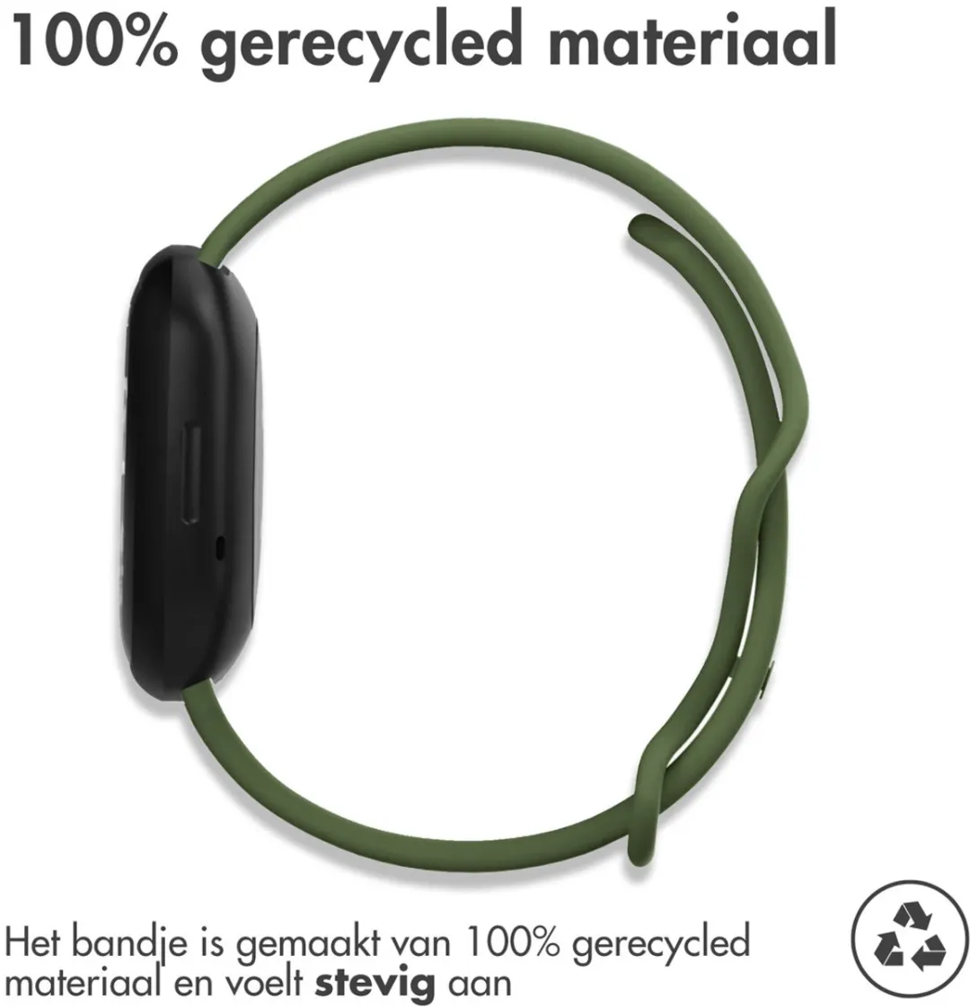 Imoshion Siliconen Bandje Fitbit Sense/Versa - Donkergroen