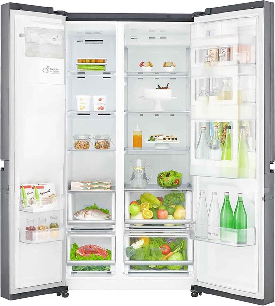 LG GSJ470DIDV Amerikaanse Koelkast - 601L - Grijs