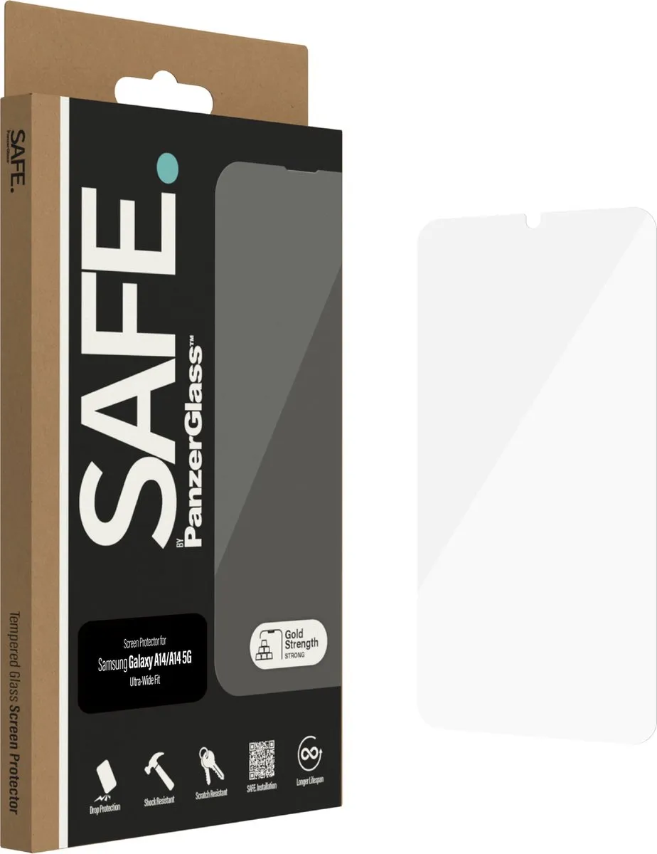 PanzerGlass SAFE95323 Screenprotector Samsung Galaxy A14 5G - afbeelding 4 van 6
