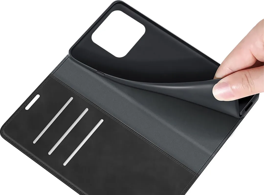 Just in Case Cazy Xiaomi 13 Hoesje - Pasjeshouder 4 Stuks - Zwart - afbeelding 6 van 6