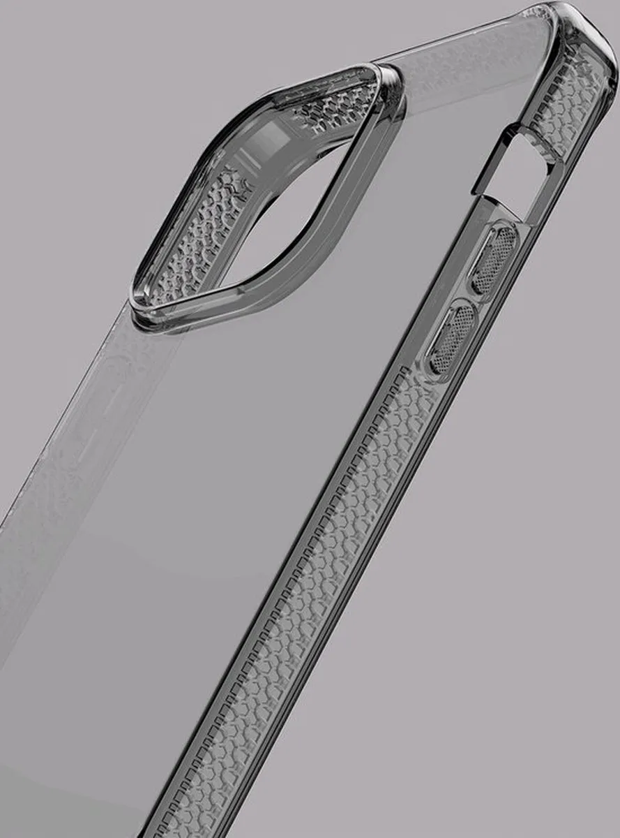 ITSKINS Spectrum R Clear iPhone 14 Pro Max Hoesje - Zwart