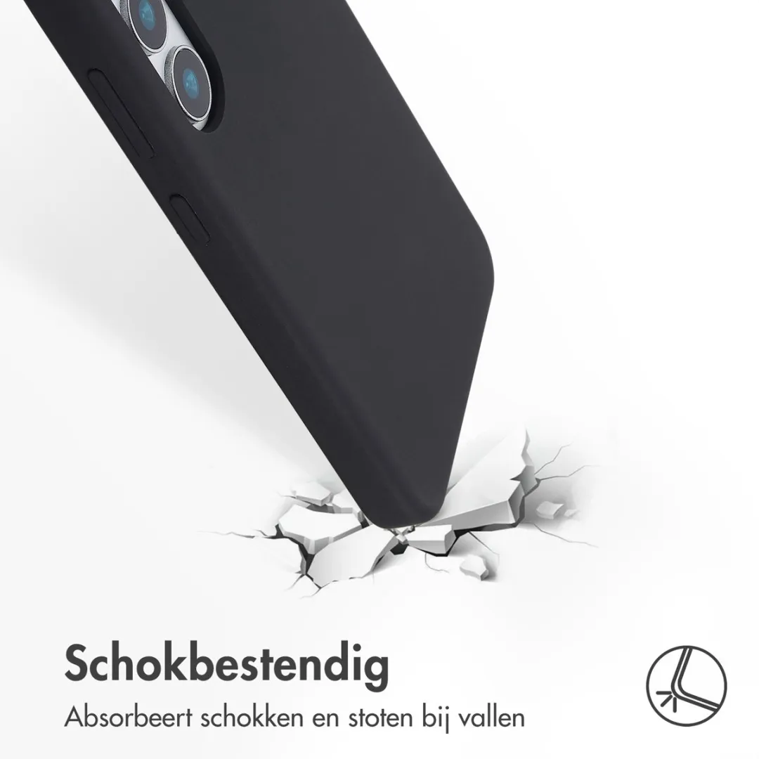 Accezz Hoesje Samsung Galaxy S25 - Zwart