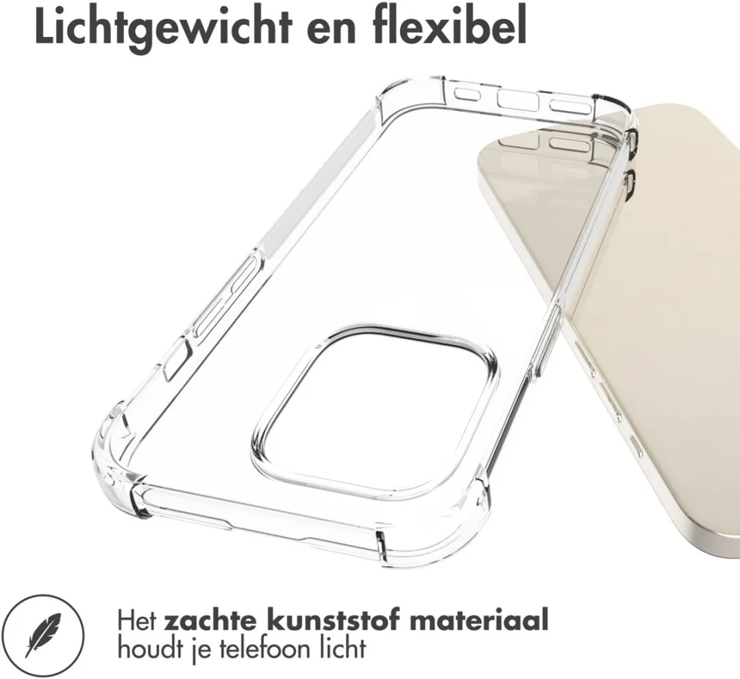Imoshion Hoesje iPhone 15 Pro Transparant