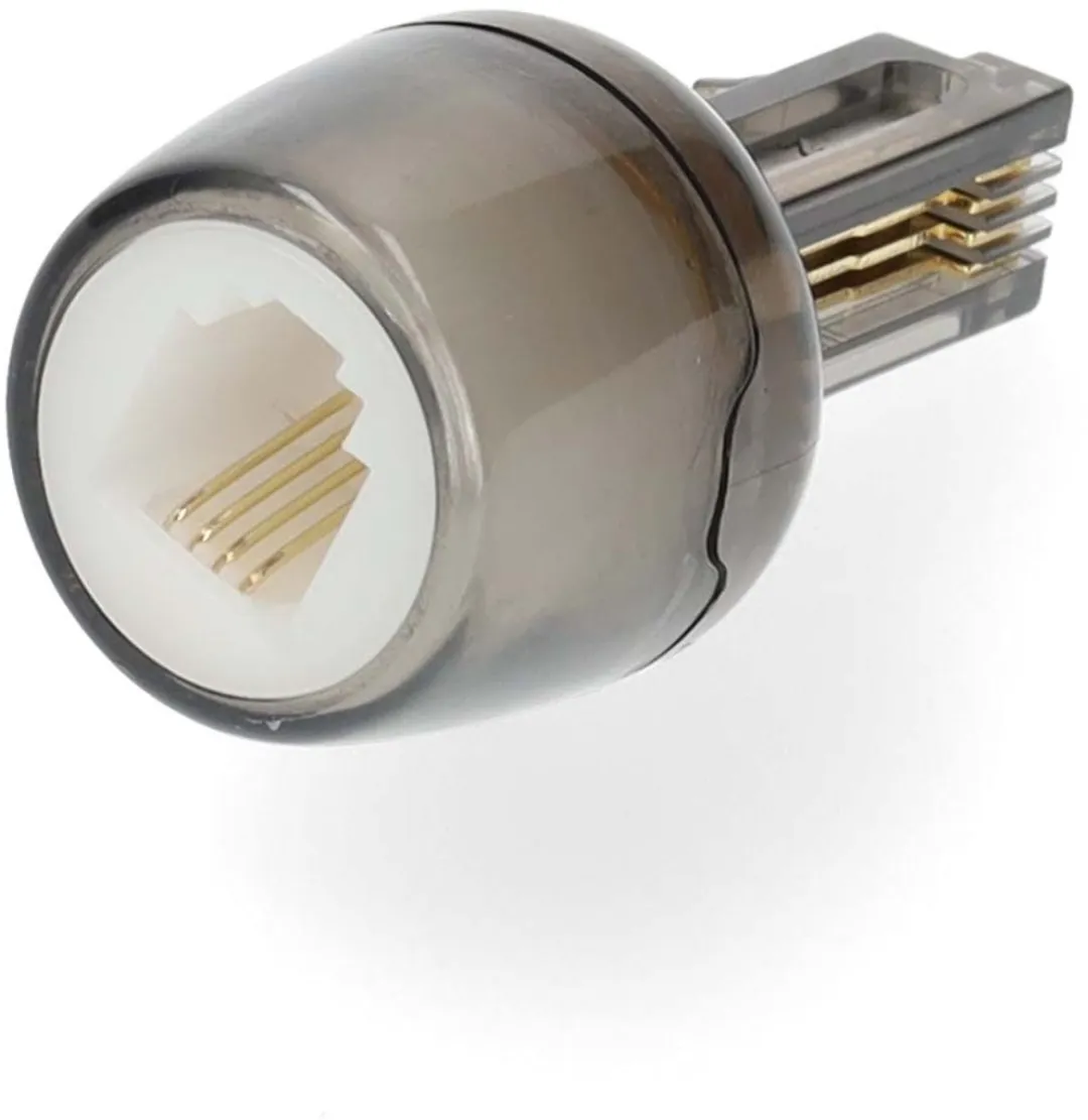 Nedis CTGB90950BK Telecom-Adapter RJ10 - Transparant/Zwart
