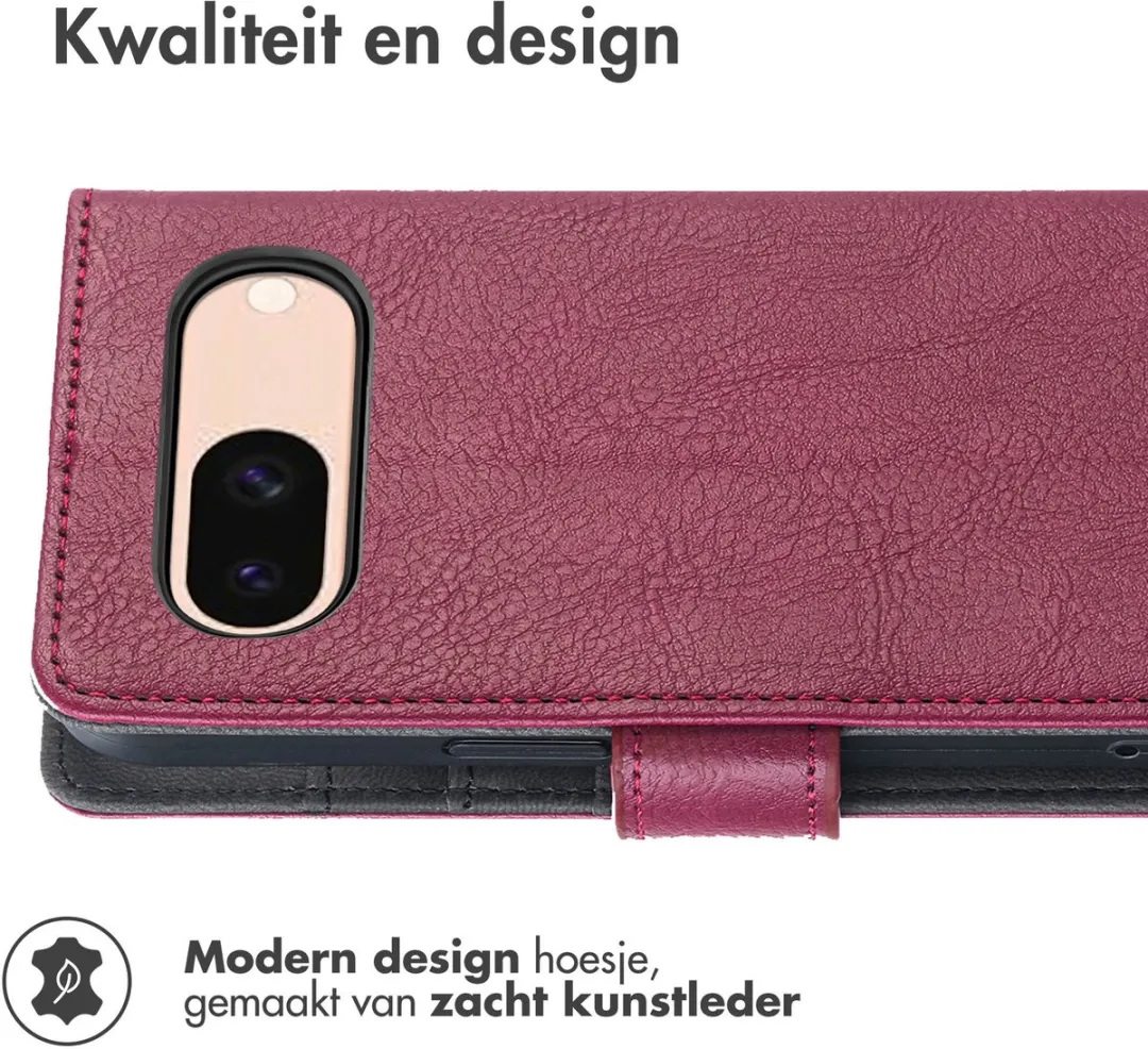 Imoshion Hoesje Google Pixel 8a - 3 Pasjes - Bordeaux