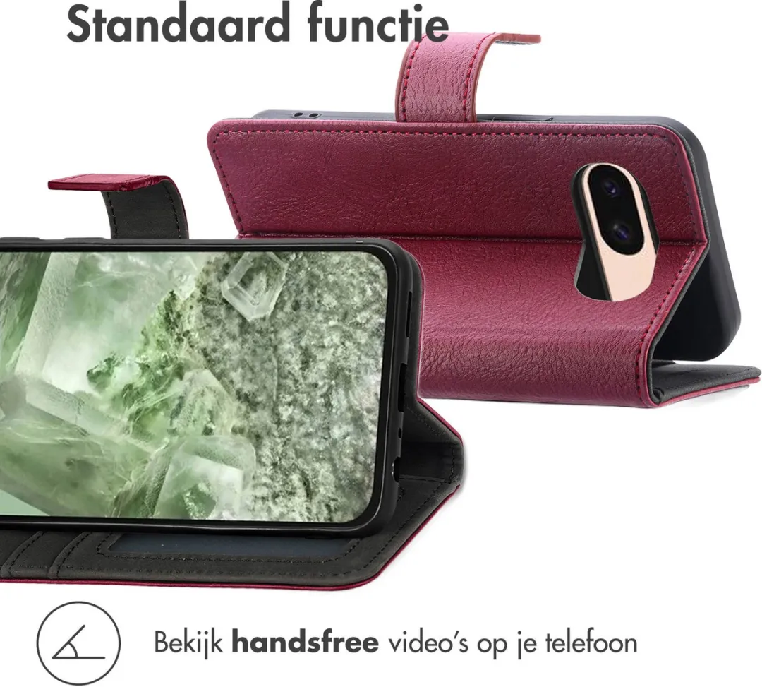 Imoshion Hoesje Google Pixel 8a - 3 Pasjes - Bordeaux
