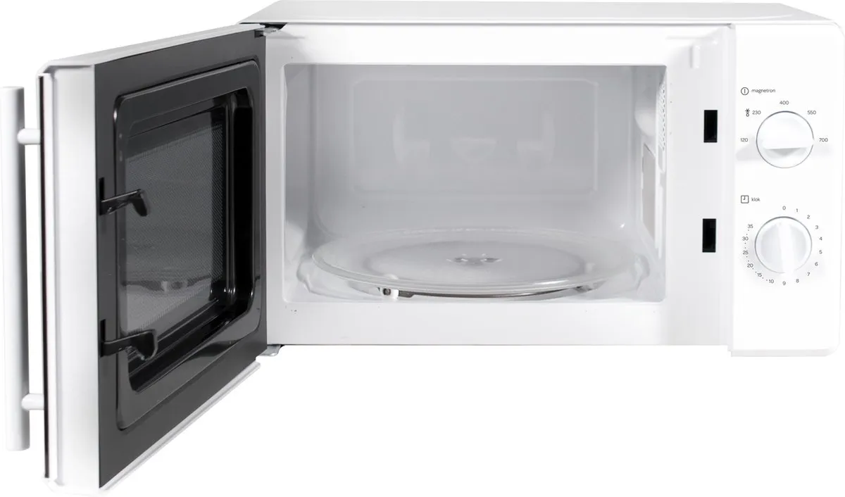 Inventum MN205S Vrijstaande Magnetron 20L 700W - Wit/Zwart