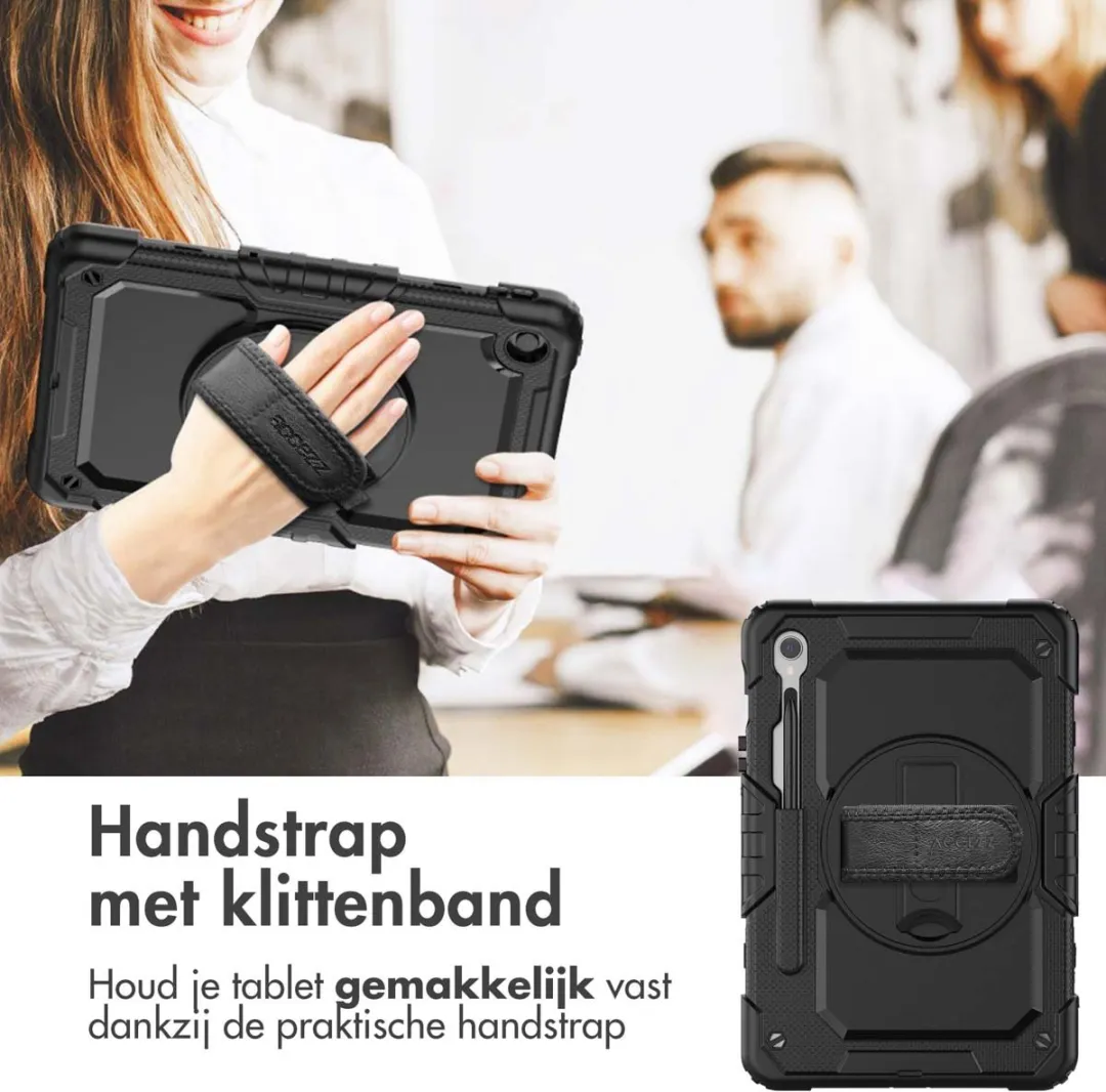 Accezz Tablethoes SH00067826 - Samsung Galaxy Tab S10 FE/S9 11 inch - Zwart