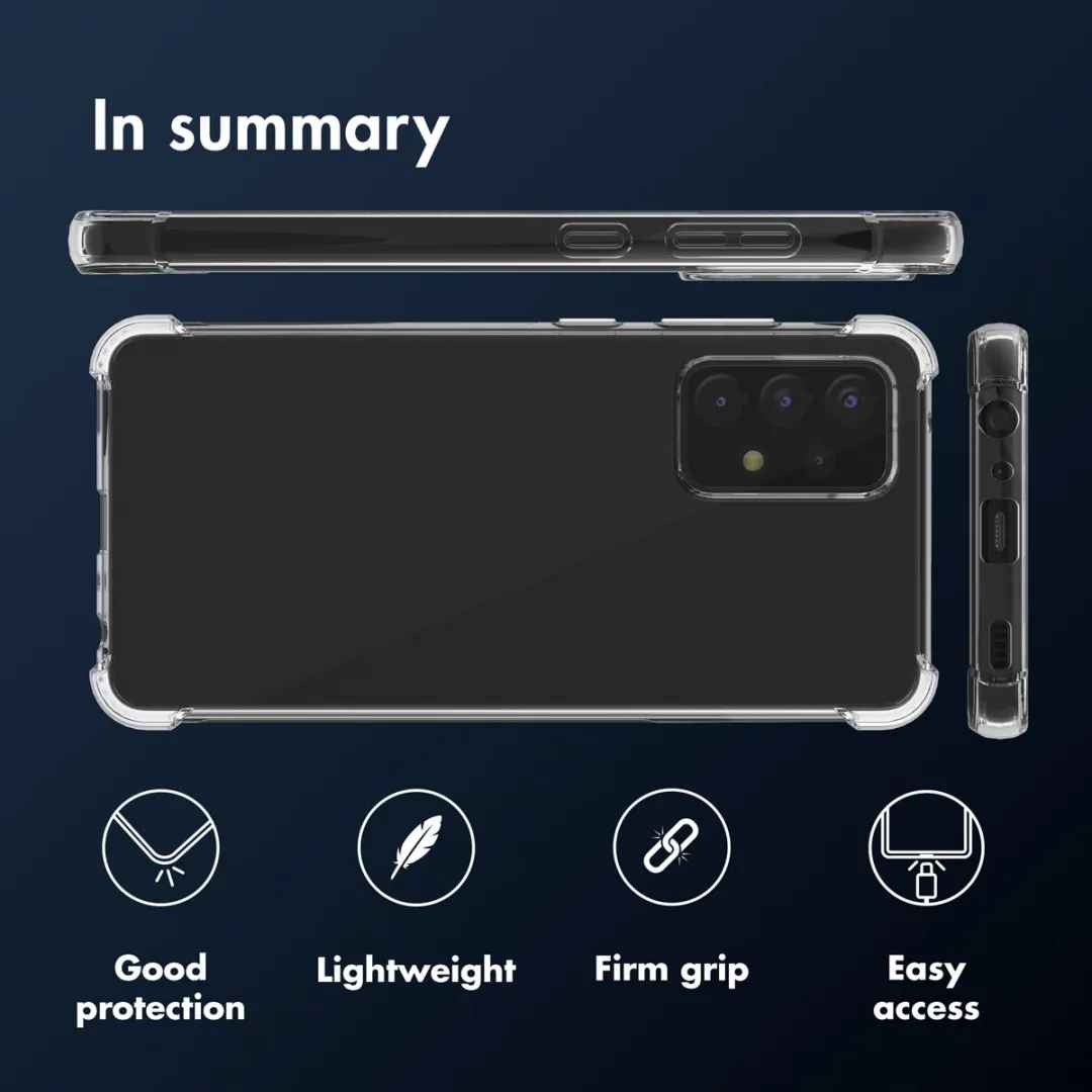 Imoshion Hoesje Samsung Galaxy A52 Transparant - Shockproof - afbeelding 6 van 6