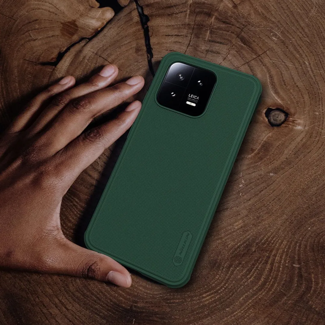 Nillkin Super Frosted Shield Xiaomi 13 Hoesje - Groen - afbeelding 6 van 6