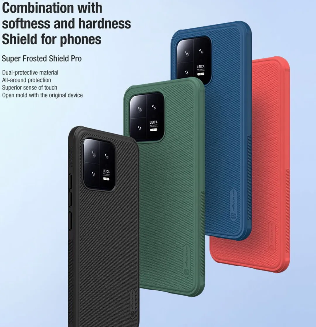 Nillkin Super Frosted Shield Xiaomi 13 Hoesje - Groen
