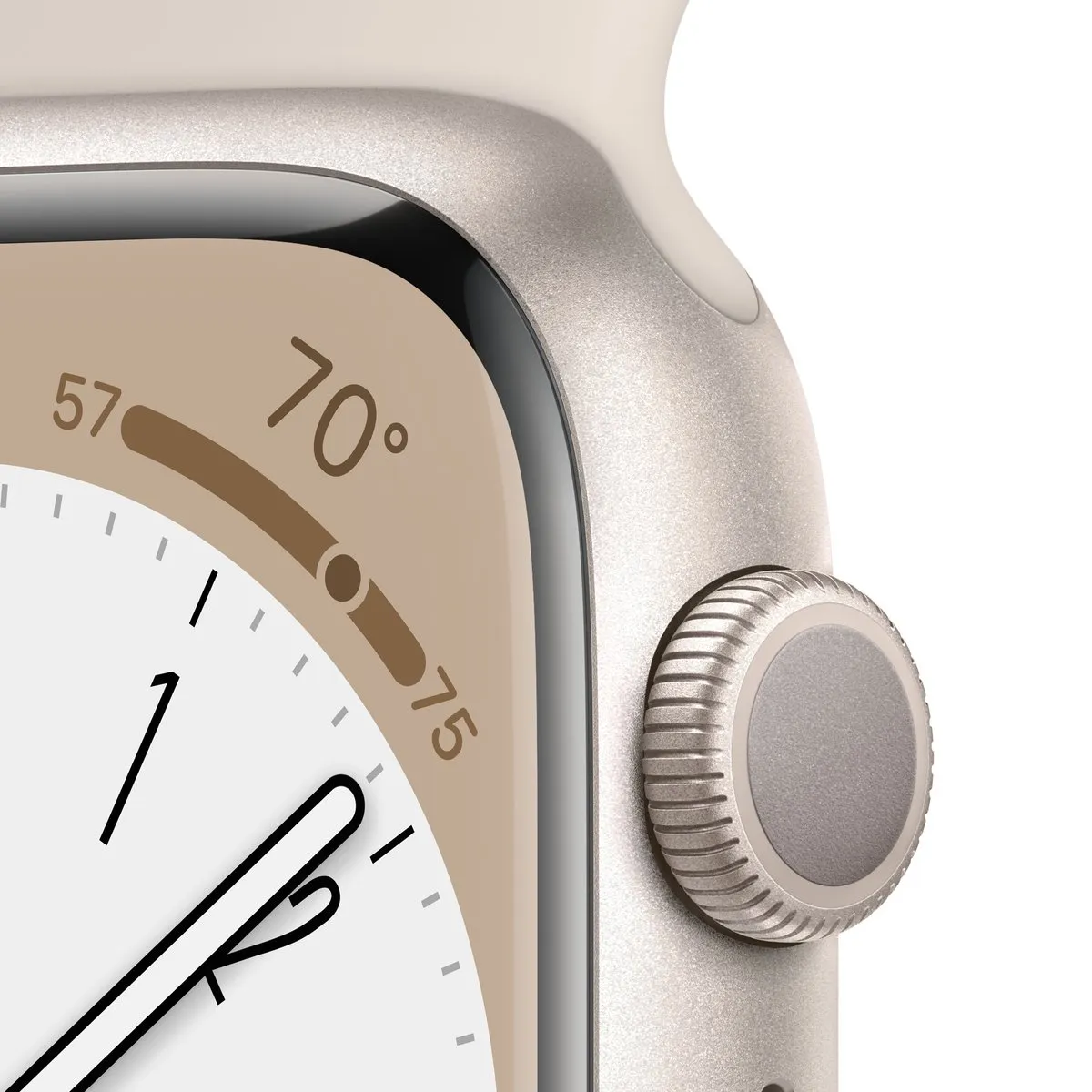 Apple Watch Series 8 45mm - Sterrenlicht Aluminium