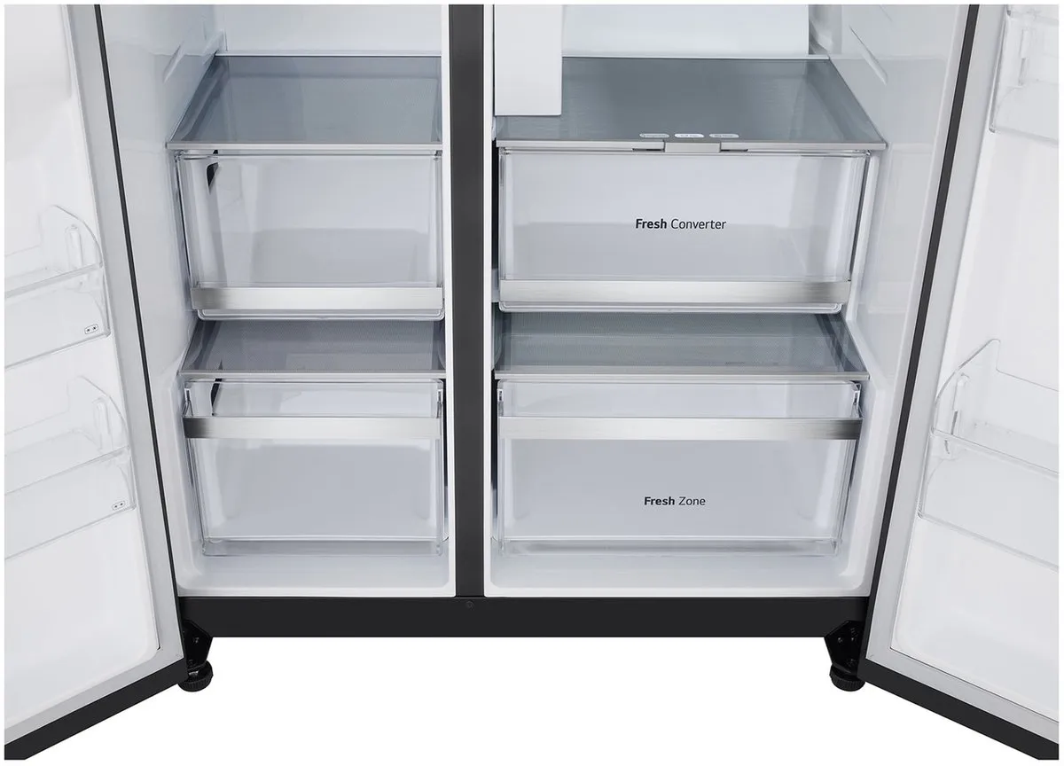LG GSLE81EPBD Amerikaanse Koelkast - 628L - Zwart