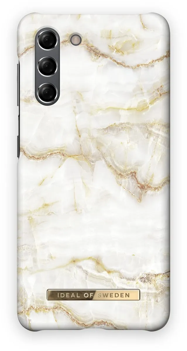 iDeal of Sweden Galaxy S21 Hardcase Golden Pearl Marble - 7340196263043