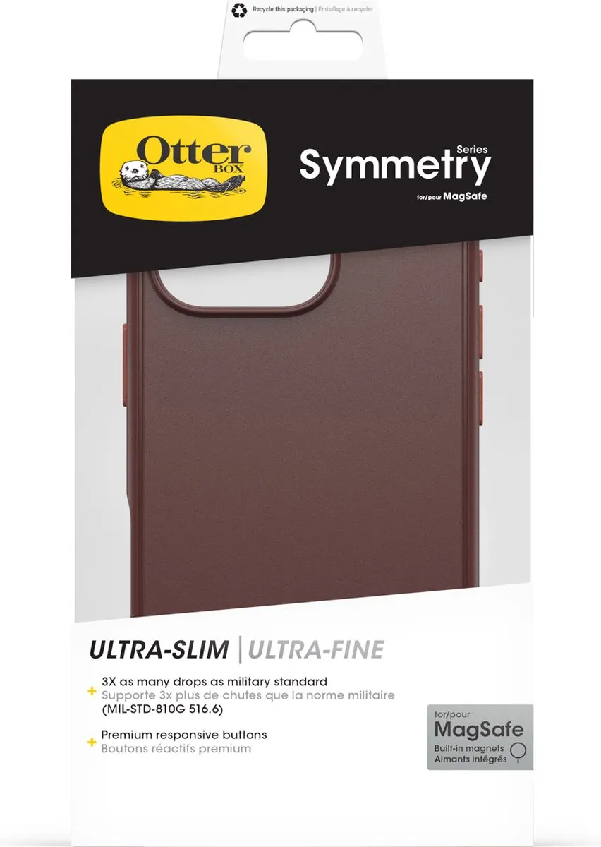 OtterBox Symmetry MagSafe Case iPhone 16 Pro - Bruin - afbeelding 6 van 6