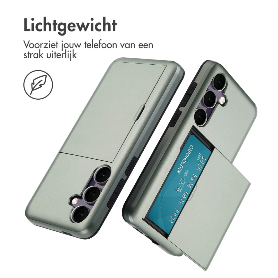 Imoshion Hoesje Samsung Galaxy S24 FE - Donkergroen - 2 Pasjes